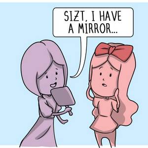 look at the mirror