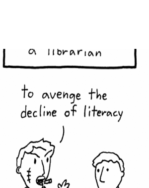 the macho librarian