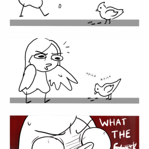 Mikbirb meets bird...