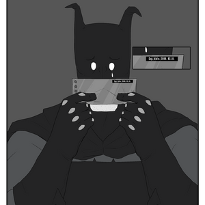 Batman homework comic
