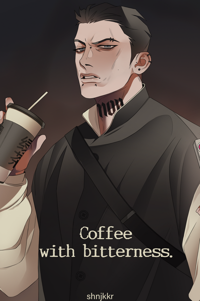 Coffee with bitterness.
