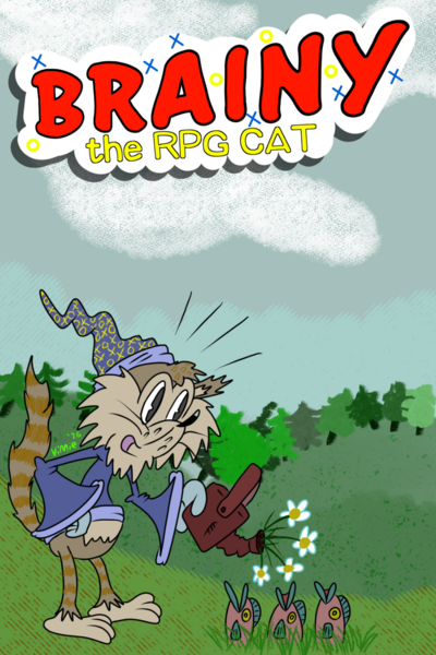 Brainy the RPG Cat