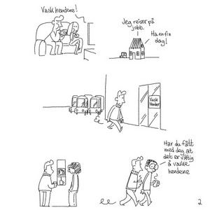 Husk &aring; vaske hendene