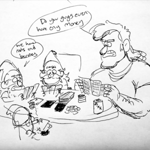 Poker Night (CW: Smoking)