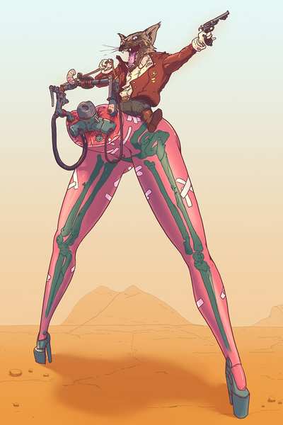 Cowboy Coyote and Boob Desert