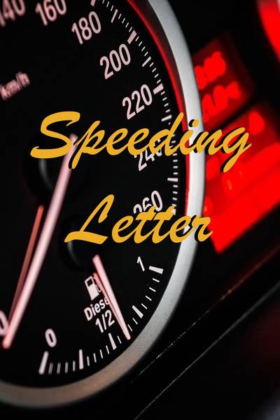 Speeding Letter