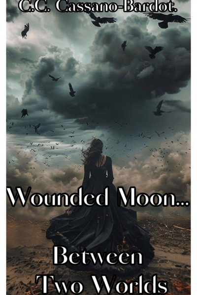 Wounded moon... between two worlds.