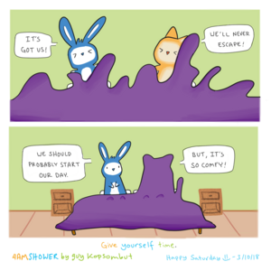 caught.