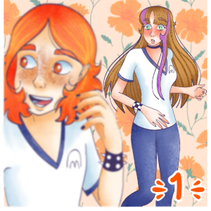 Suddenly, my days were painted orange