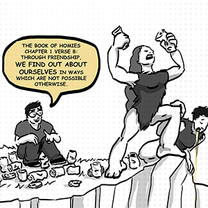 Book of Homies. Chapter 1. Verse 8. 