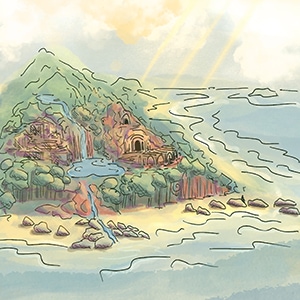 Goddess Calipso and Ulysses