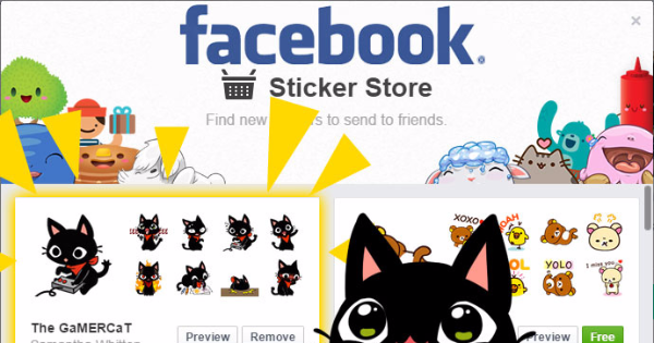 Facebook The GaMERCaT Sticker #1 free download