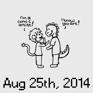 I'm a Comic Artist! (08/25/2014)