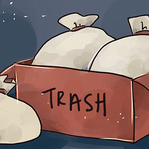 The trash life