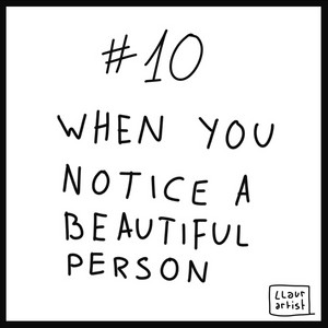 #10 when you notice a pretty person
