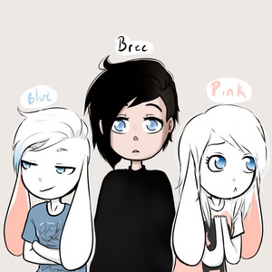Bree, Pink, and Blue