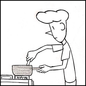 When you forget something on the stove...