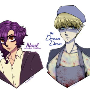 no new updates but here are updated designs for Noel and the Dream Demon :)