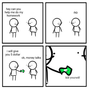 Money talks