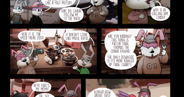 Dunb Rabbit Read Dumb Rabbits (shorts) :: Linda | Tapas Community