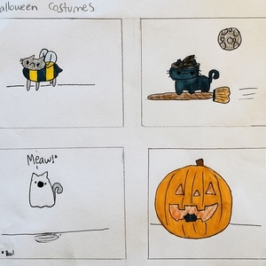 Comictober Day 1 - Ghost