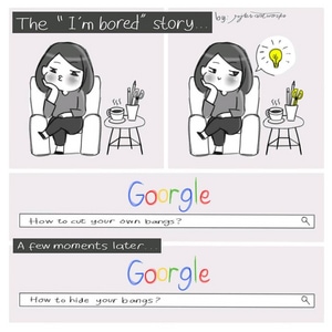 The "I'm bored" story
