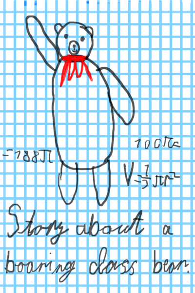 Story about a boring class bear