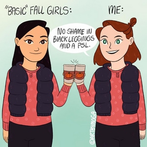 Basic Fall Girl