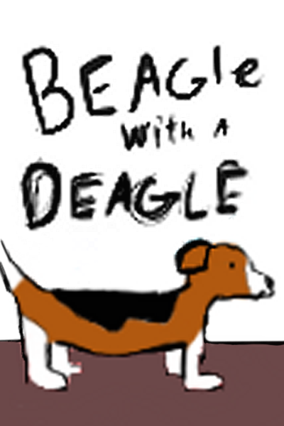 Beagle with a Deagle