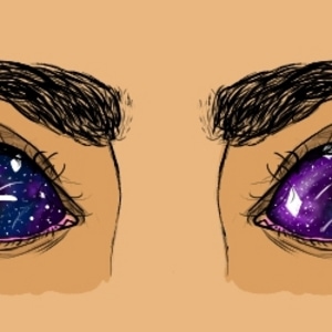 I saw stars in her eyes