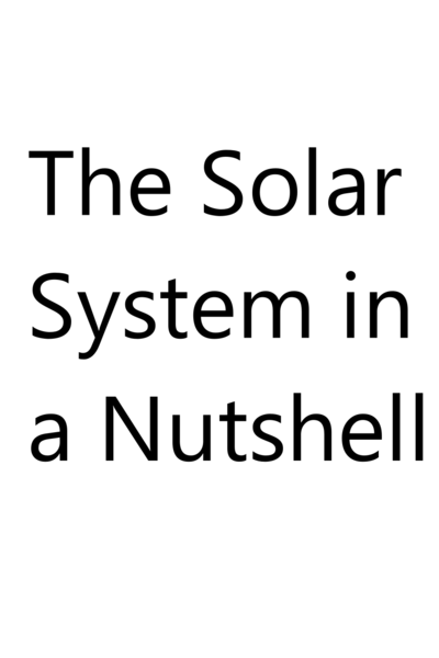 The Solar System in a nutshell