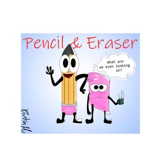 Pencil &amp; Eraser in: Valintine Specail