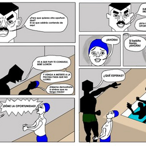  Pedrito gets a new chance to enter the water