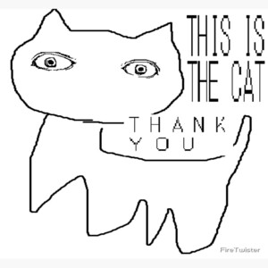 There is a cat