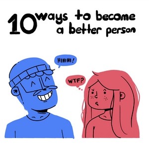 10 ways to become a better person