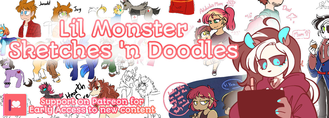 Read Lil Monster Sketches n Doodles | Tapas Web Community