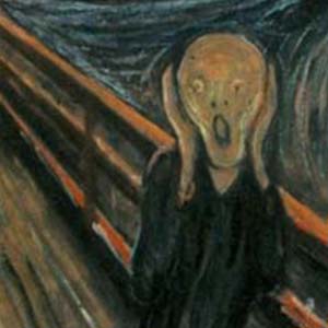 Edvard Munch. &quot;The Scream.&quot; c. 1893.