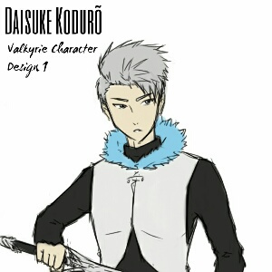 Daisuke Kodurõ Valkyrie Character Design 1