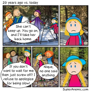 20 years ago vs. today