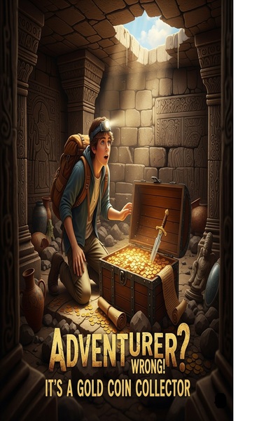 Adventurer? Wrong! It's a gold coin collector