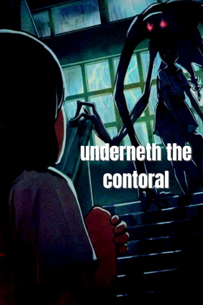 underneath the control 