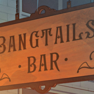 Issue 1- Page 1- The Bangtails Bar