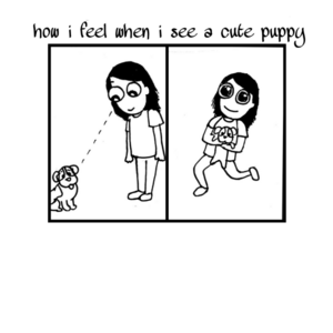when i see a puppy