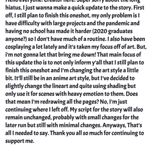 UPDATE/CREATORS NOTE