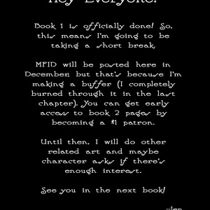 Book 1 is Done!
