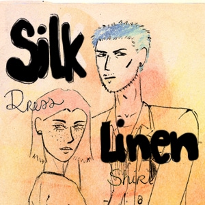 4-Silk Dress & Linen Shirt
