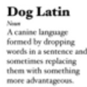 Dog Latin