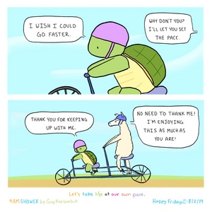 Keep moving forward.
