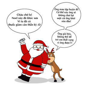 Santa Claus giảm cân như thế nào?