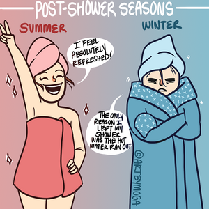 Winter vs Summer Showers